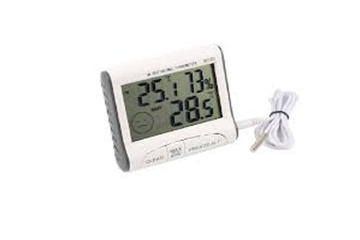 ترمومتر و رطوبت سنج دیجیتال یا Digital thermometer and humidifier