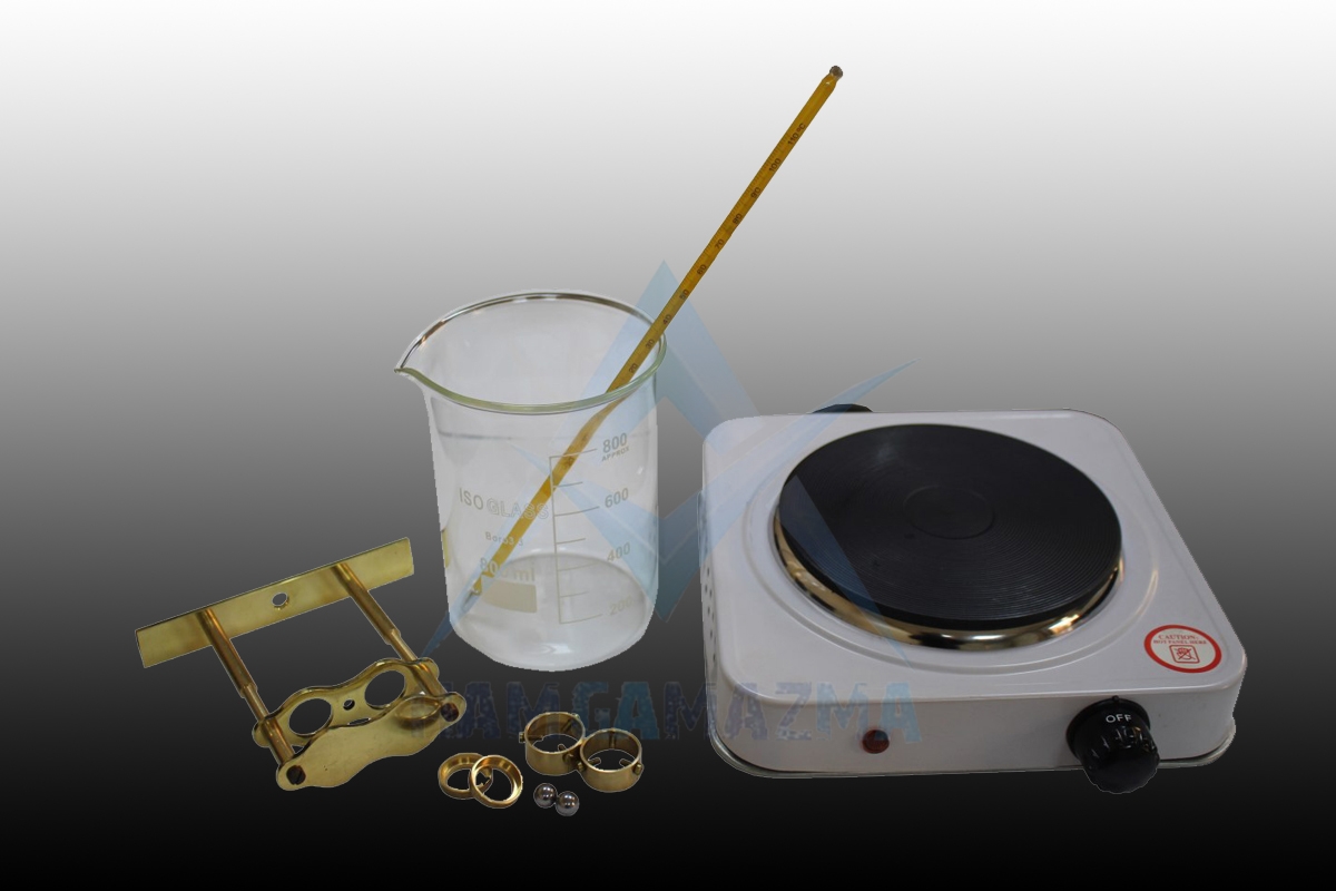 نقطه نرمی قیر - Ring and ball Apparatus for Softening Point Of Bitumen